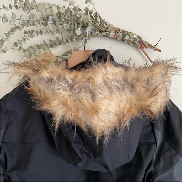 NWT Nordstrom’s RAINFOREST Oxford Nylon Fur Trim Lined Thermoluxe Anorak Coat M - Picture 11 of 15